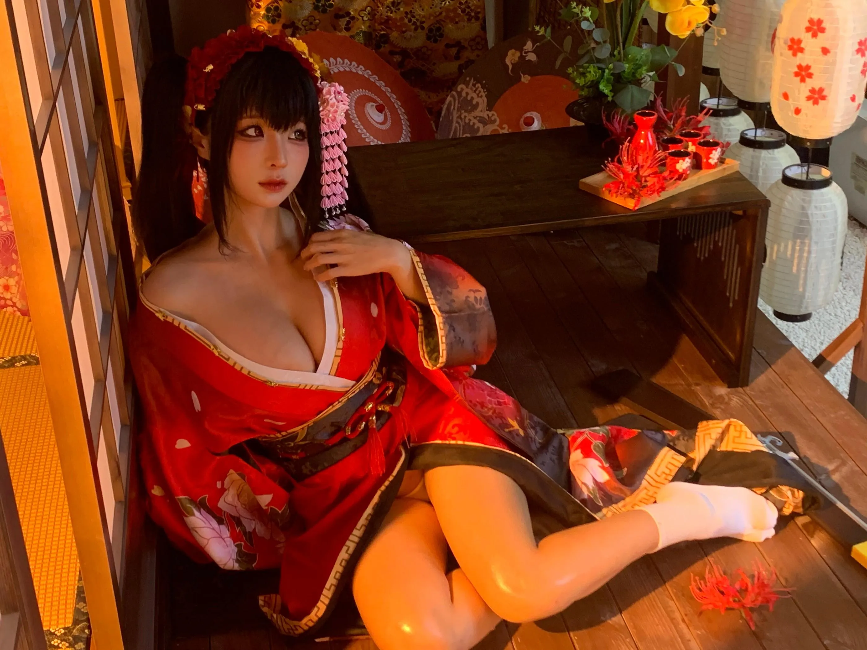 蠢沫沫 – NO.304 狂三和服cos-狂三 花絮 [114P]插图2